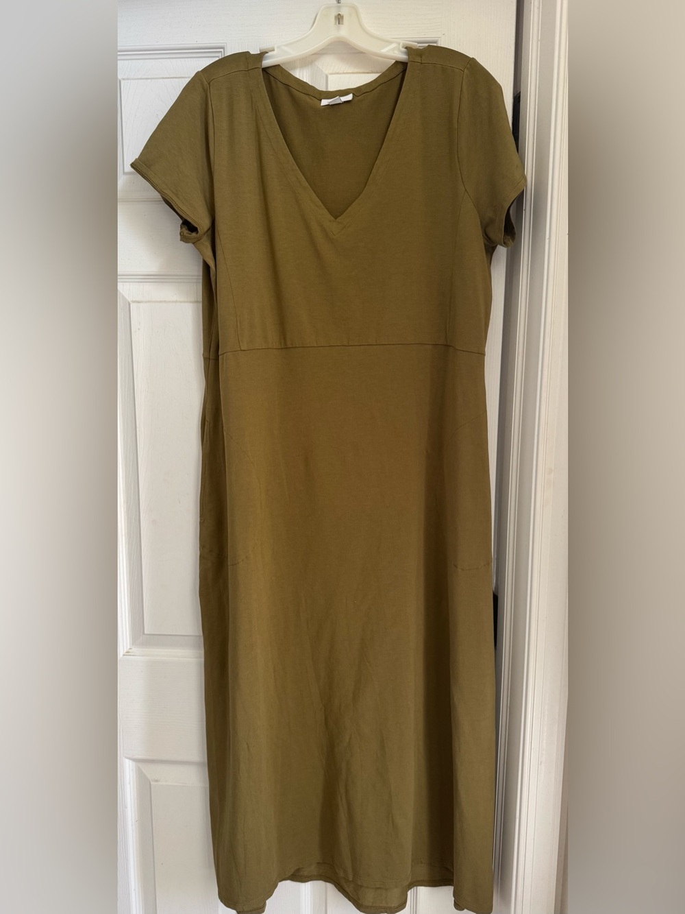 J. Jill Olive V-Neck Dress
